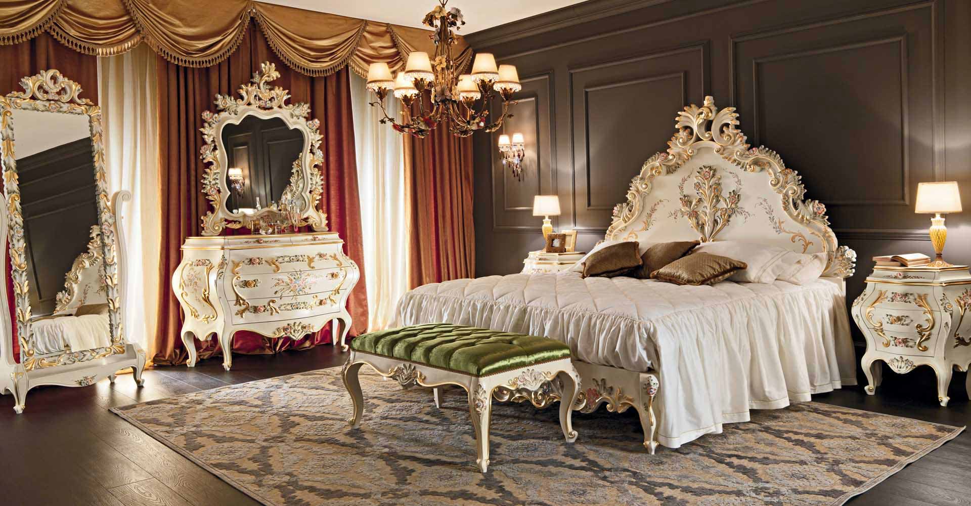 Интерьер спальни в стиле барокко Интерьер и дизайн