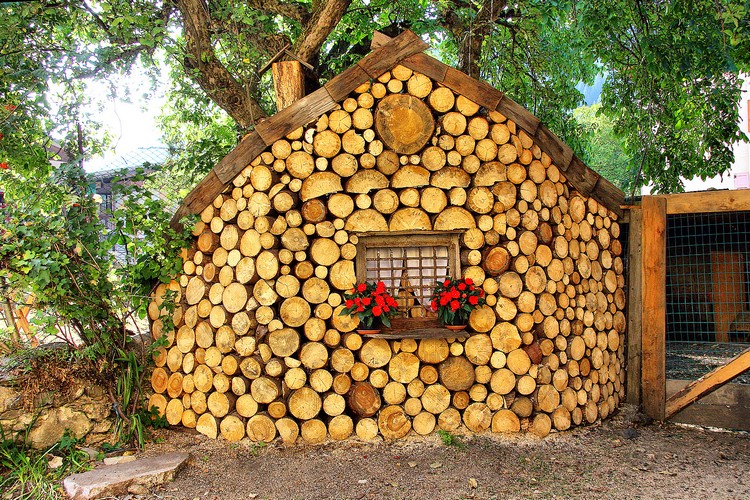 7325 Глиночурка — технология строительства дома из дров и глины
