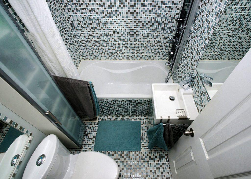 29968 Визуальное увеличение пространства ванной комнаты