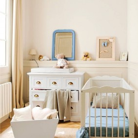 детская комната для новорожденного дизайн фото