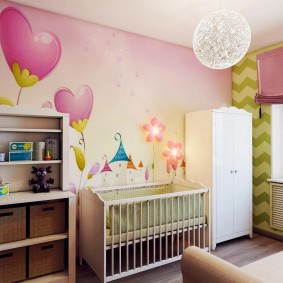 комната для новорожденного интерьер фото
