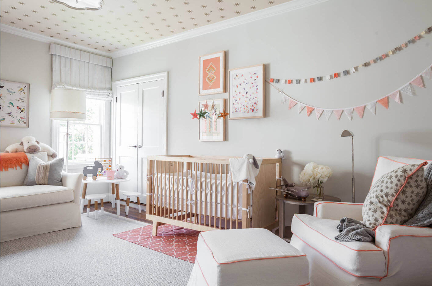 комната для новорожденного скандинавский стиль