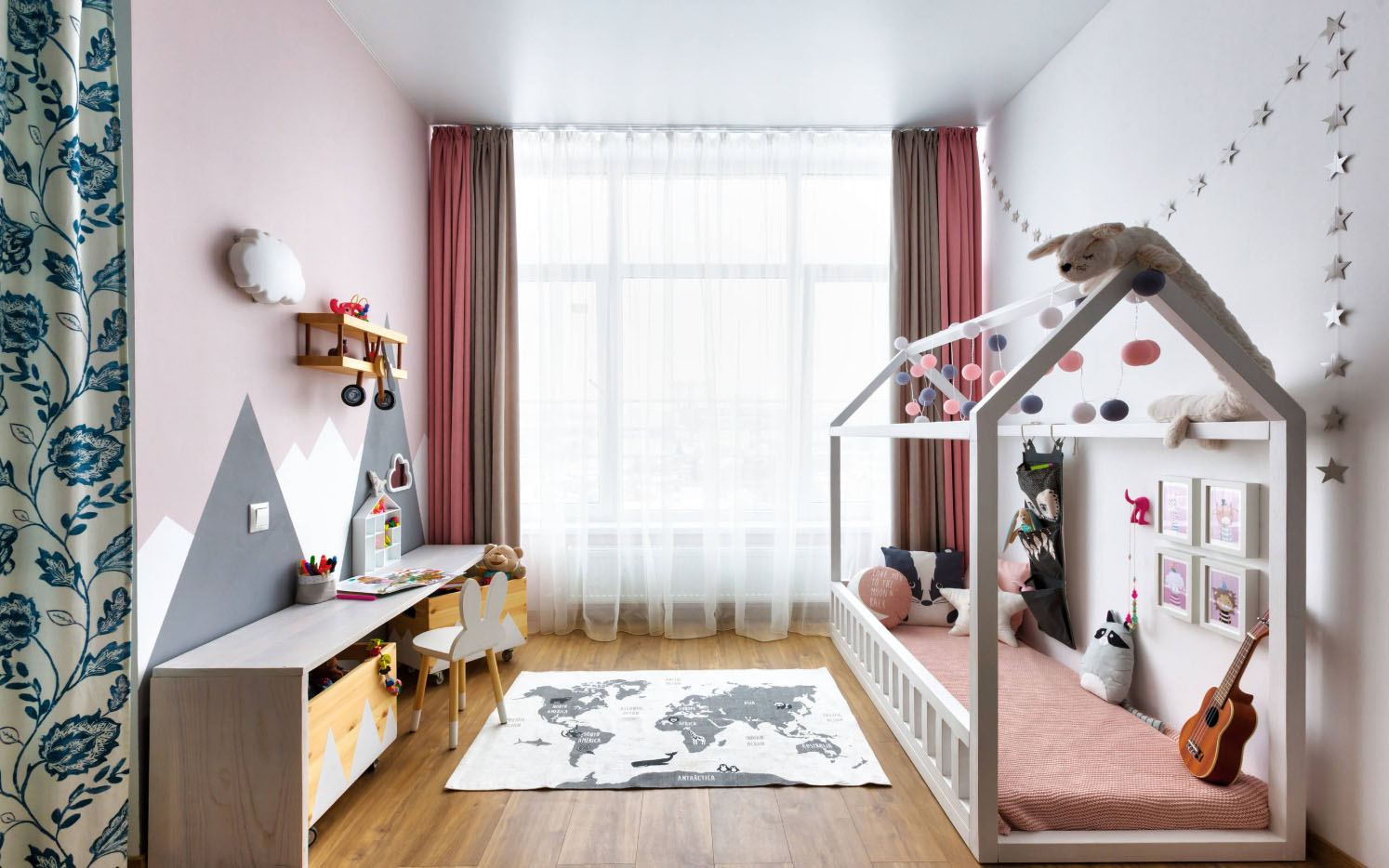 дизайн 1 комнатной квартиры для семьи с ребенком